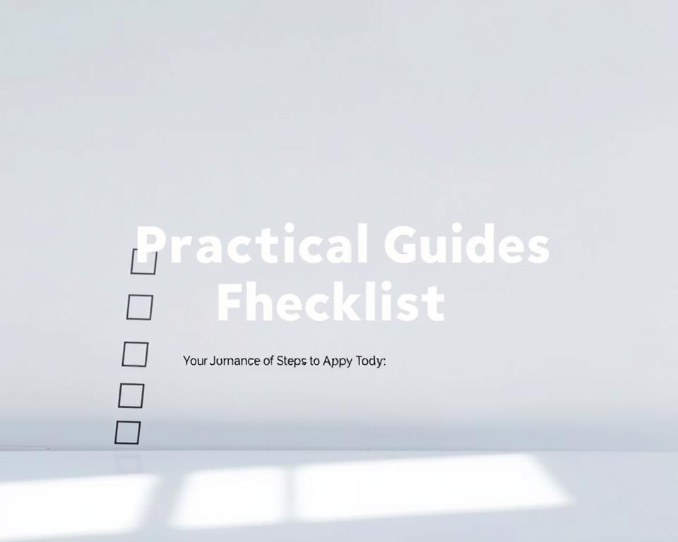 Practical Guides Checklist: Steps to Apply Today